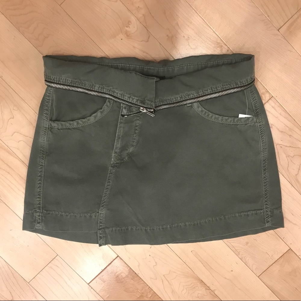 SOLD UO Miniskirt with Zipper Detail